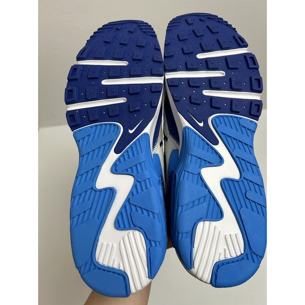 Men's Nike Air Max Excee Shoes White Deep Royal Blue Size 10 DZ0795-100 - Picture 6 of 8